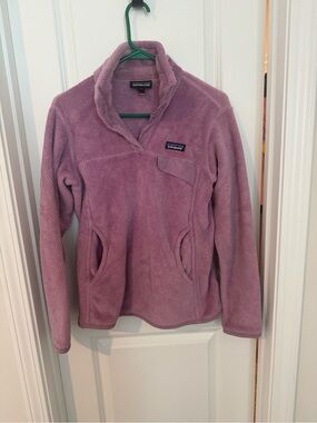 Patagonia Women's Fleece Pullover Jacket - soft pinkish purple